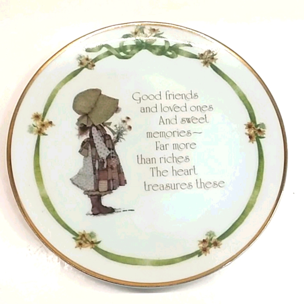 Vtg Holly Hobby Lasting Memories genuine porcelain